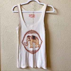 Like NEW! Free People Bohemian tank